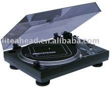 Black USB Turntable JBSYSTEMS Q1 USB For DJ Learner
