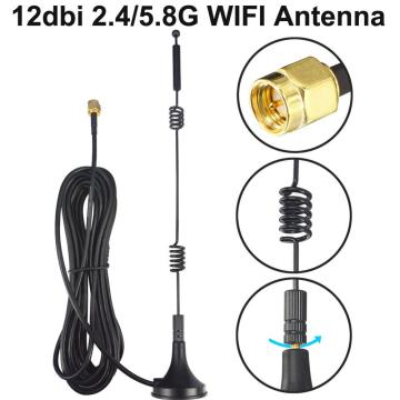 Keramik 2,4 GHz 5GHz IPEX 15 km Outdoor -WLAN -Antenne