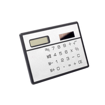 8 digit solar powered  credit card calculator
