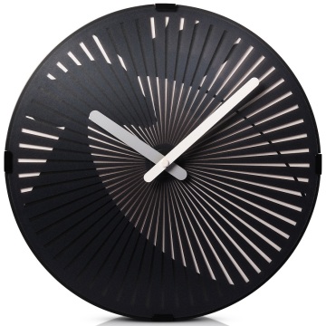 Modern Black Wall Art Clock