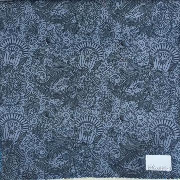 Hanging Garden Black/Grey Printed Lining