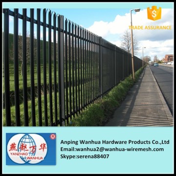 competitive price palisade steel boundary wall fence