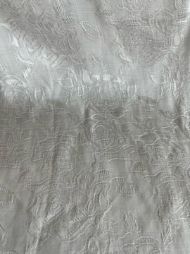 viscose rayon jacquard silk like fabric for lady's dress fabric