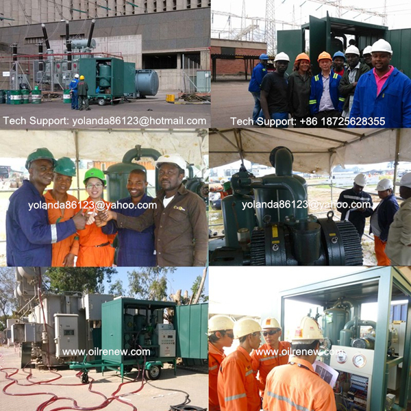 transformer oil purifier and purification system used on-site