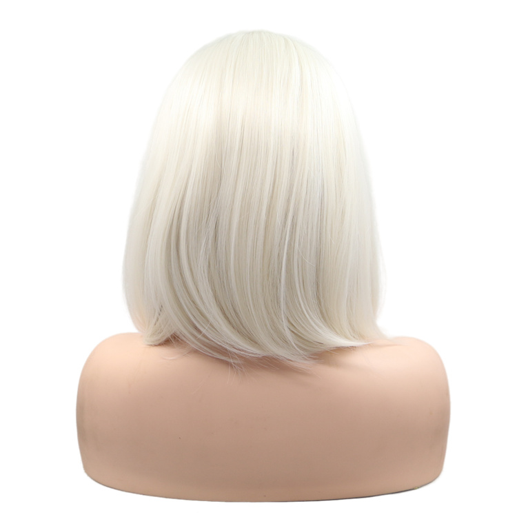 Wholseale Short Frontal Bob HD Wigs for Black Women Front Lace Hair Wigs Synthetic