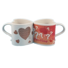 FAMA Approved Heart Shaped Ceramic Valentine Mug - Factory Direct Supply