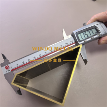 Structural brass tubing for glass balustrade systems