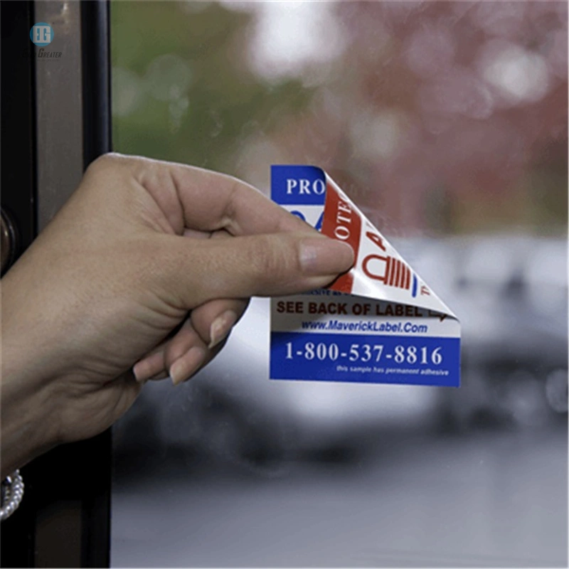 Clean Glass Double-Sided Sticker with Bar Code Instructions