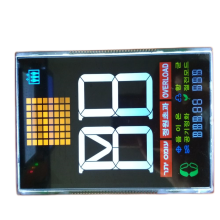 Transparent Segment LCD Display for Elevator - 16-Segment No Case LCD Screen