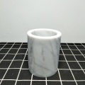 White marble toothbrush holder