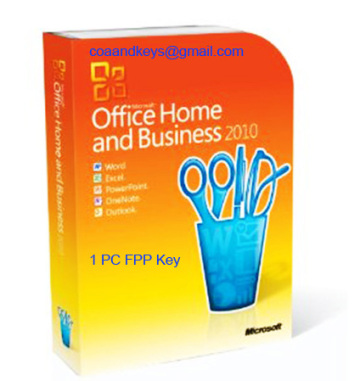 Office 2010 Home and Business FPP Key, Office 2010 HB Key