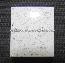 China sparkle white sell polished quartz countertop