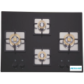 Elica Black Glass 4 Burner Hob terbina dalam