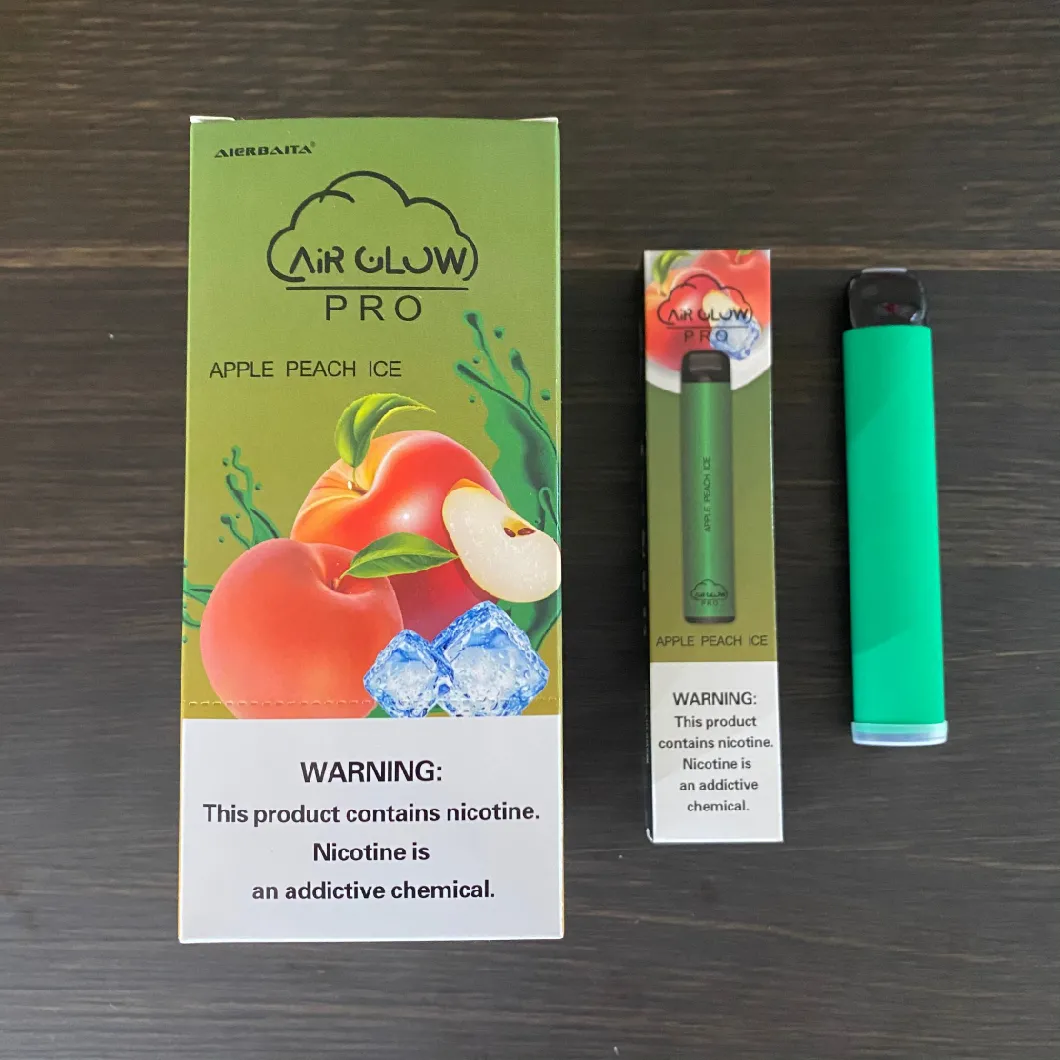 2021 Top Selling LED Color Lighted Disposable 1600 Puffs Electronic Cigarette Juice Vape Pen