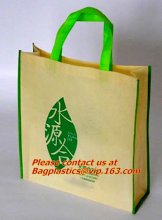 Cotton canvas backpack bag with drawstring, nonwoven polyester drawstring bag, Laser Laminated Nonwoven Bags