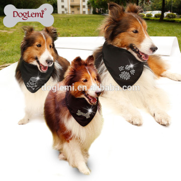 2015 Wholesale 100% Cotton Dog Bandana Custom Print Logo Dog Bandana