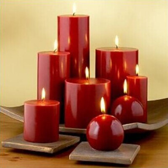 Decorative Handmade Candles Pillar Candle for Christmas