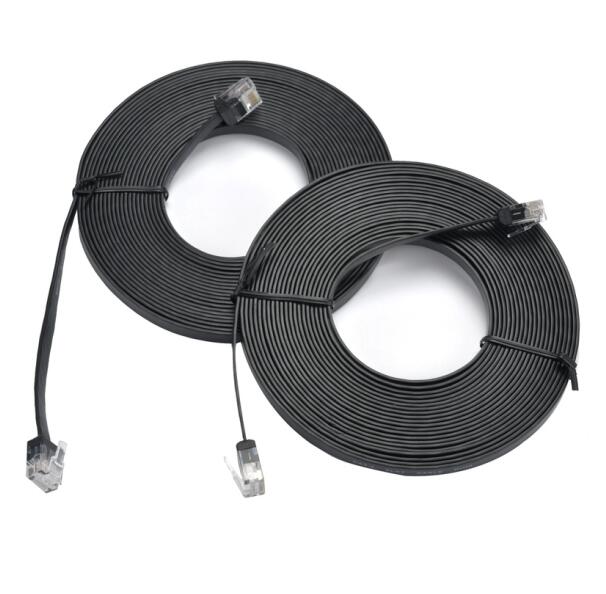 Cable de conexión plano Cat6 con cuerpo corto RJ45