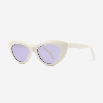 Retro Cateye Acetate Female Sunglasses