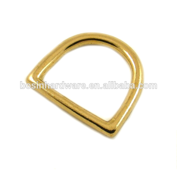 Fashion High Quality Metal Solid Brass D Ring