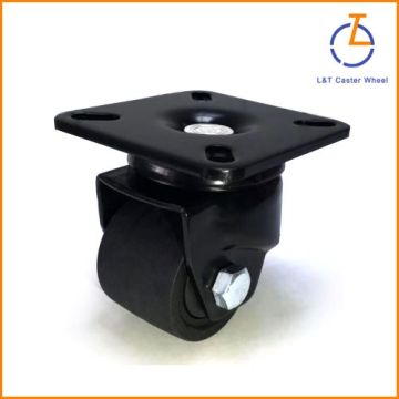 Low Profile Casters Plastic PP Rigid Wheel