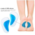 Fesyen Top Grade Clear Silicone Insole Heel Tinggi