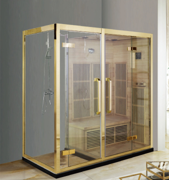 Steam sauna shower combination