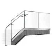 U-shaped panel glass handrail aluminum glass handrail