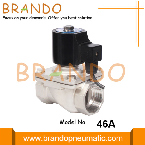 Elettrovalvola a solenoide in acciaio inossidabile da 1 &#39;&#39; IP68