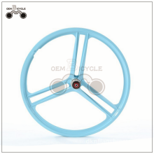Magnesium alloy integrated wheel