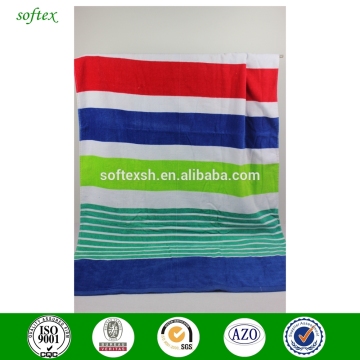 Stripe towel beach