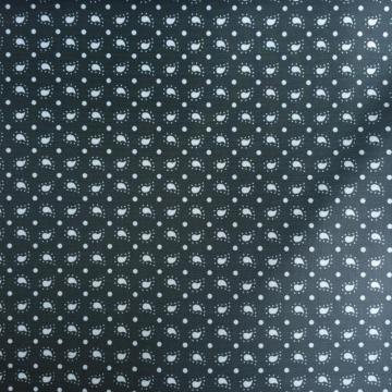 Water Drop Dot Atrovirens Printed Lining