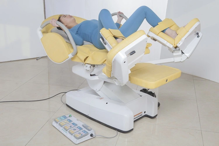Ce ISO Gynecological Electrical Obstetric Examination Bed Hospital Operating Table