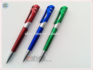 Twist logo customized promotional plastic pen , roller ball pen , advertising ball pen