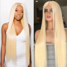 Wholesale 613 HD Full Lace Wig Human Hair,Platinum Blonde 613 transparent Lace Frontal Wig,13x4 13x6 613 Virgin Lace Front Wig