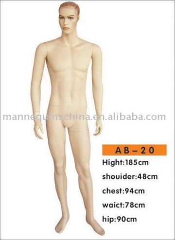 realistic whole body male mannequin