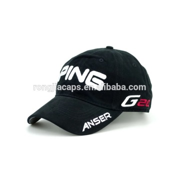 3D embroidery unisex cotton washed baseball cap