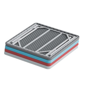 Benjia Outdoor Folding Table: Square Folding Restaurant Table