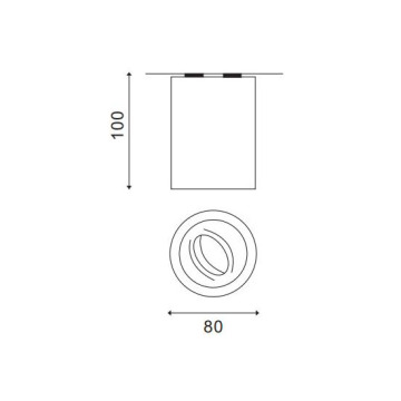 LEDER Square Aluminnum 3W LED Downlight