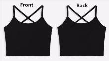 Women Tank Crop Tops,Sport Style Bustier Strap Cross Halter Summer short Tees,Female Soild Modal Vest Camis