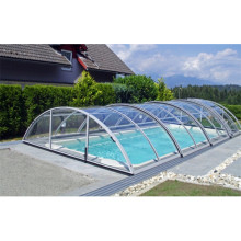 Telescopic Enclosures Polycarbonate Swimming Pool Cover