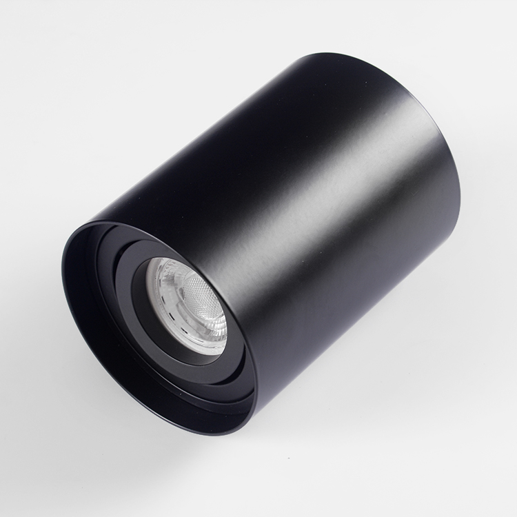 IP20 CE surface mounted led ceiling lights aluminium housing cylinder mount led downlight housing