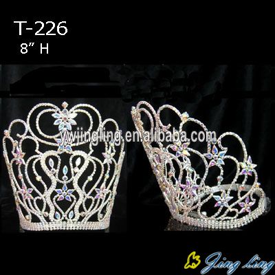 Jingling High quality Patriotic Crown AB Crystal