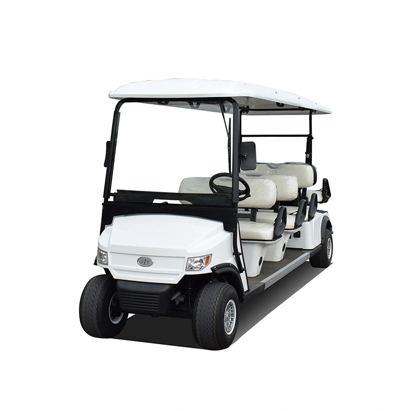 Zhongyi 8 Seater Injunction Molding Lead-Acid Battery Sightseeing Club Mini Electric Golf Cart