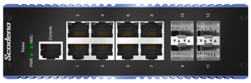 4 SFP 8 port RJ45 gigabit managed switch