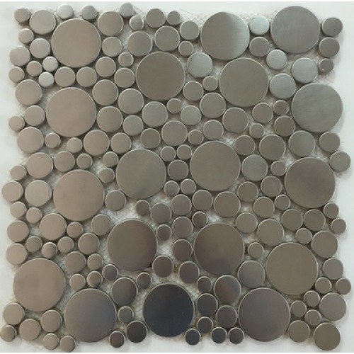 Roundness design stainless steel mosaic