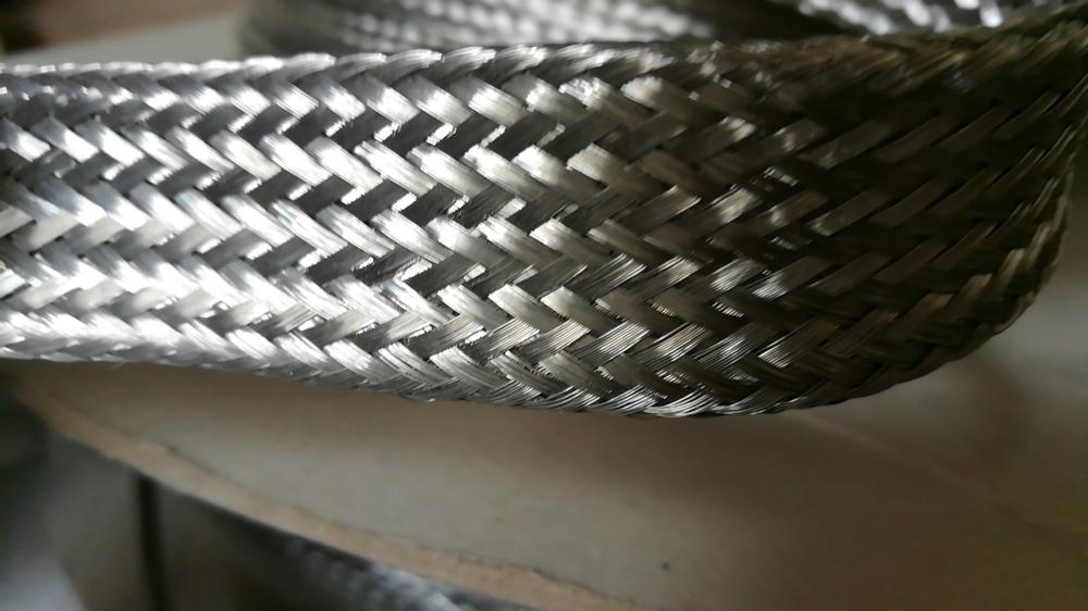 EMI/RFI Stainless steel braided sleeve