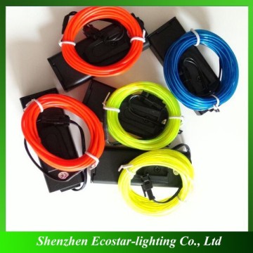 Popular flashing el wire/glow el wire for party decoration