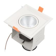 COB cuadrado de LED parrilla de luz empotrada LED parrilla de techo de Downlight
