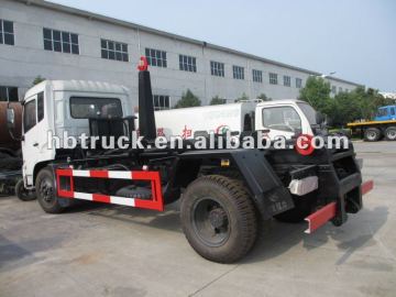 Dongfeng tianjin 4*2 pull arm garbage truck/arm roll garbage truck